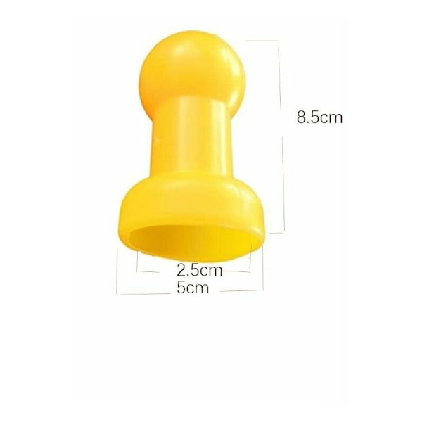 12 st Trampolin Topplockar, Trampolin Tillbehör 8x5cm Gula