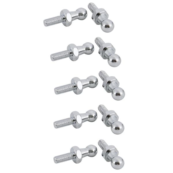 10X 10mm M8 kuleleddbolt for gassøyleluke panserendekule standard 002