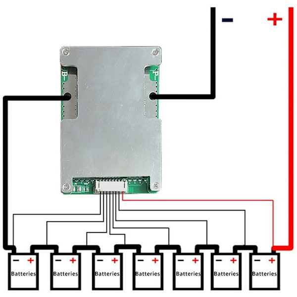 6S 24V 50A Litiumbatteri Beskyttelseskort med Strømbatteri Balance/Upgrade PCB BMS Beskyttelseskort