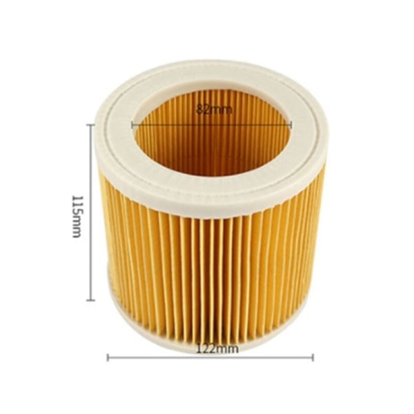 Reservefilter Støvsuger Filter Støvpapirpose til KARCHER WD2250 A2004 A2054 MV2 Effektive Støvoppsamlingsposer