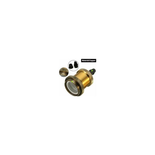 5-pack Vintage E27-lampsockeladapter Retro Vintage Ljuskrona Sladdlös Koppar Keramik Inuti 110-240V-