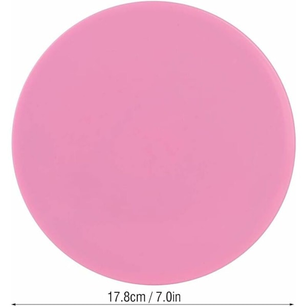 Grunnleggende glidere, 2 stk Treningsglidedisk for fullkroppsøvelser, bruk på matter eller harde gulv, rosa