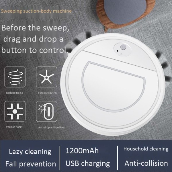 USB Automatisk Laddning Trådlös Sopande Robot Dammsugare Robot Dammsugare Trådlös Matta Robotar Mopp Robot