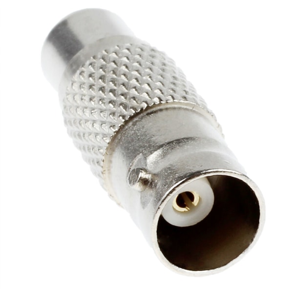 Silver adapter BNC () till RCA ()