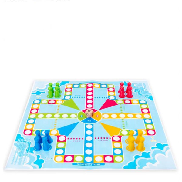 Mönsterblockpusselleksakstapelspel för barn 3+ Ludo