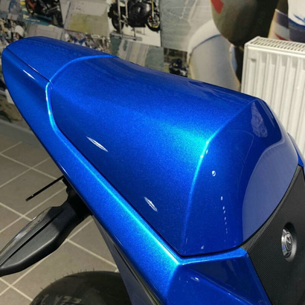 Til GSXR1000 GSXR 1000 2017-2021 Motorcykel Bagpåsæde Passager Kåbe Sædebetræk Fairing Tilbehør, Sort