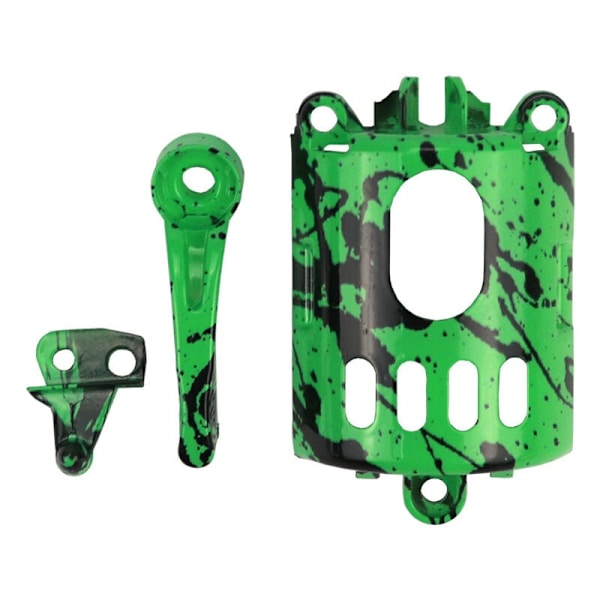 3 stk./sæt DIY modificeret skal til elektrisk hårtrimmer tilbehør barber hårtrimmer motorhus switch cover-grøn