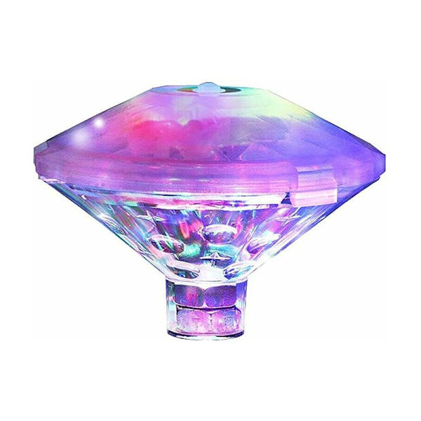 LED Diamant Vattentät Badkar Pool Duschljus, Undervattens Dykljus-Sunny