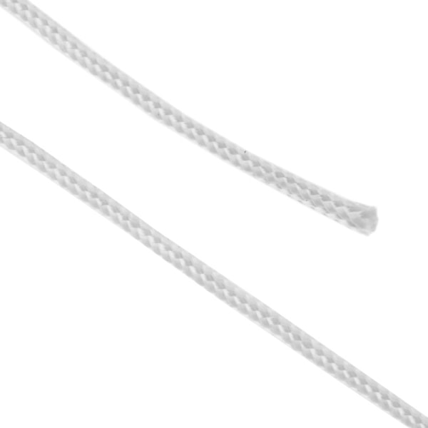 Flettet polyestertov 100 m x 3 mm hvid