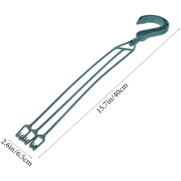 10 stk. Plast Hengekjeder for Planter, 360° Roterbare Hengekurv Kroker Planteholder Blomsterpotte
