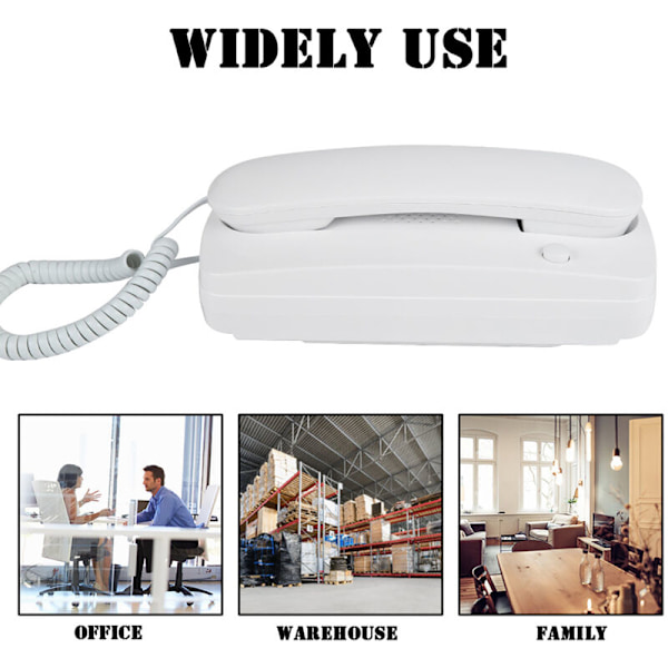 Intercom och dörrklocka, Trådbunden tvåvägs intercom, Ljudintercom, Villa, Kontor, Hem, Icke-visuell walkie talkie
