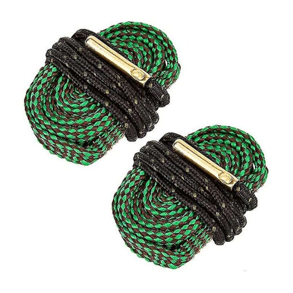 2 stk Bore Snake Gun Snake Gun Bore Cleaner Med Innebygd Messingbørste Boresnake For Rifle Pistol & Shotgun