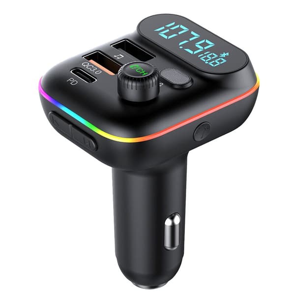 T70 Bil Bluetooth MP3-spiller FM-sender Universal USB-lader Tilbehør