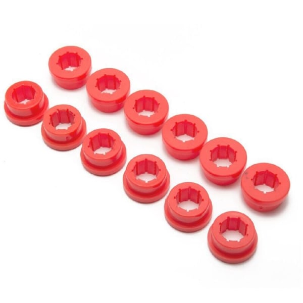 12Pcs Sets/Lot Lower Control Arm Rear Camber Kit Replacement Bushings EP-CA0111 for 88-05 Ek Eg Es Red