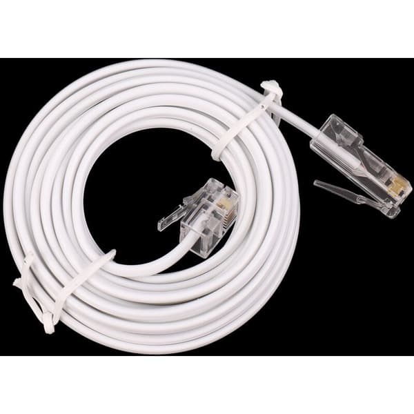 RJ11 6P4C til RJ45 8P4C modulær forlengelseskabel 3 meter