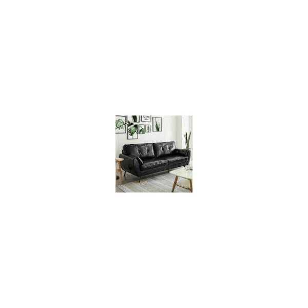 4 stk. Skrå Bordben Metal Skab Ben, Kegle Møbel Ben, Rustfrit Stål, Sort, 10 cm Højde, Skridsikker Lydløs Bund til Sofaer, Borde og Mere