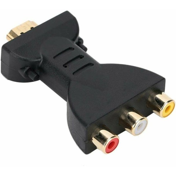 Audio-HDMI til RGB videokonverter for RCA-komponentkonverter 1080P lyd- og videosynkroniseringsadapter