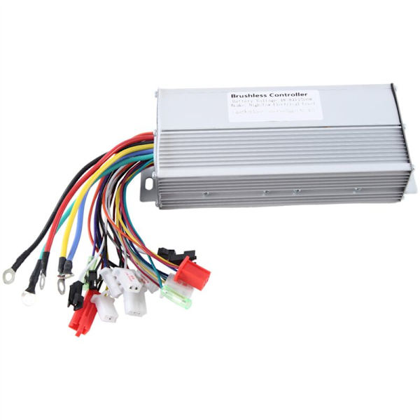 15 Rør 48-84V 1500W Dobbelttilstand Børsteløs Motorhastighedsregulator Udskiftning Elektrisk Cykelhastighedsmotor