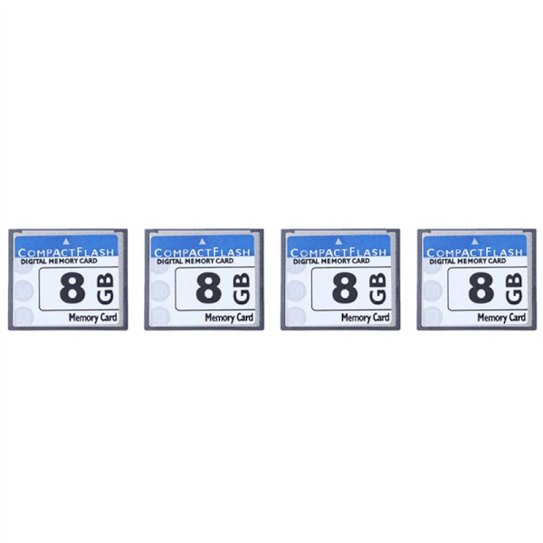 4X Professional 8GB Compact Flash-minneskort (Vit och blå)