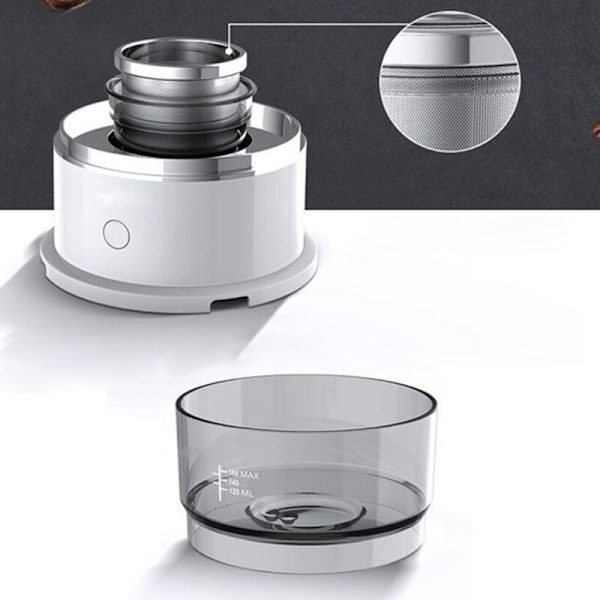 Mini kaffemaskin Semi-automatisk kaffetrakter Manuell drypp kaffetrakter Bryggeutstyr Matprosessor Kaffekvern
