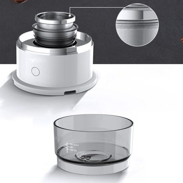 Mini kaffemaskine Semi-automatisk kaffemaskine Manuel dryp kaffemaskine brygudstyr fødevareprocessor kaffekværn