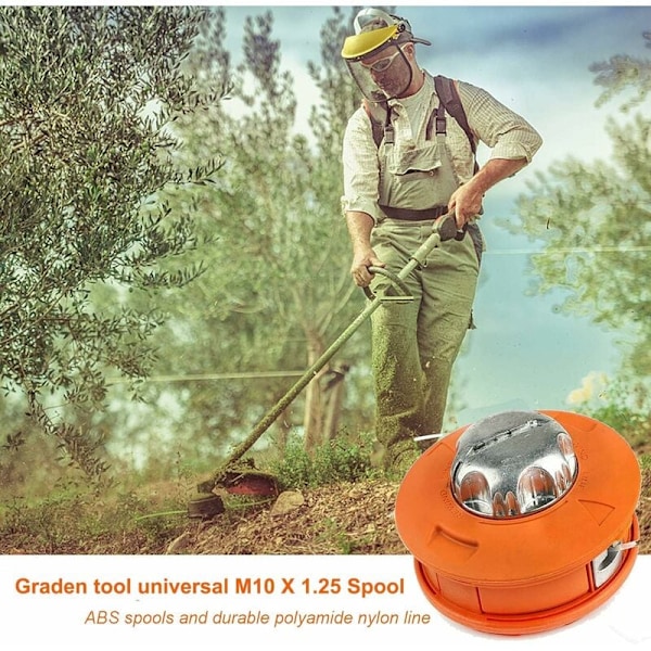 Spool Line Universal Brush Cutter Head M10