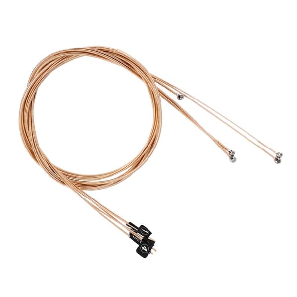 5-pack Akustiska Bassträngar Mässing Stål Bas för Musikinstrument Del
