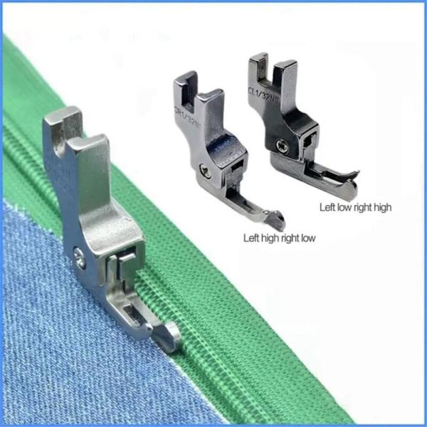 2 stk. Smalle Guide Trykfod Industrielle Symaskine Fødder Lockstitch Lynlås Universal Trykfødder, CL1/32NS (0,1)