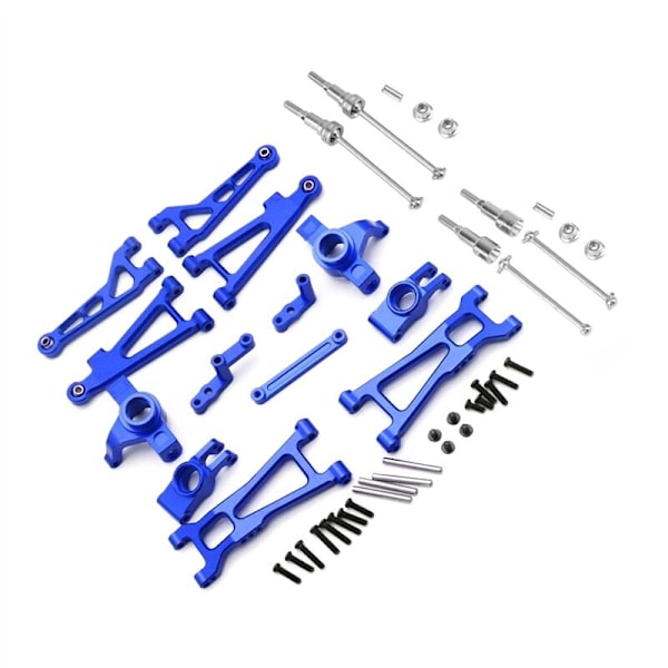 Metallivetoakselin ripustusvarsisarja HBX 16889 16889A 16890 SG1601 SG1602 1/16 RC-auton päivitysosat, 2