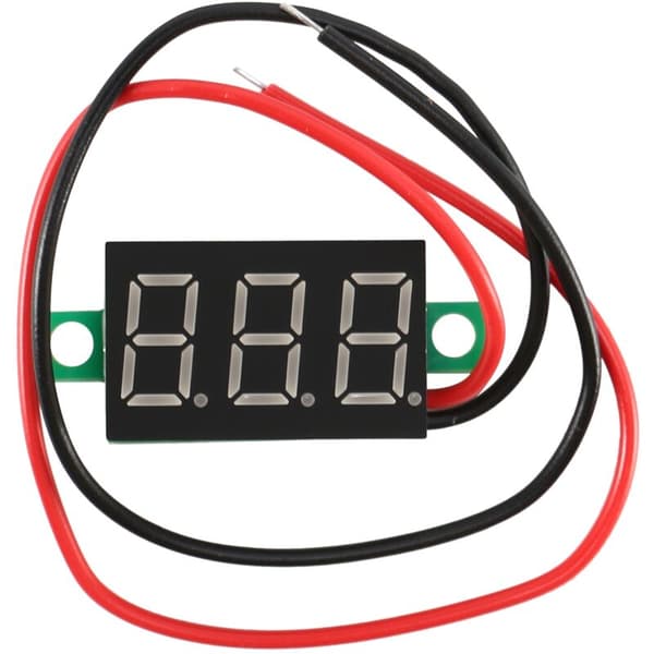 Digital Voltmeter Spænding DC 317V/330V LED Digital Bilpanel Måler