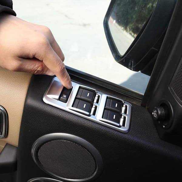 Fönsterlyftknapp Kontrollpanel Ramskydd Trim för 3 LR3 Range Sport