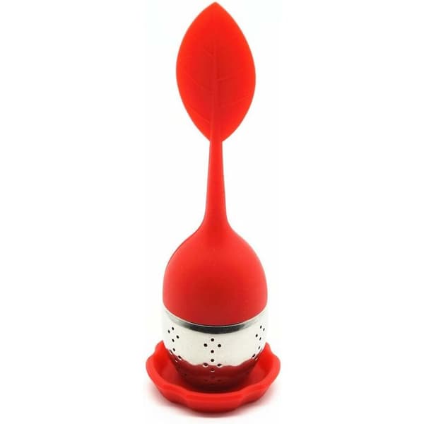 Teinfuser/Teinfuser/Diffuserfilter/Tesil, Teinfuser, Infuser laget av 100 % matkvalitet SiliCone og rustfritt stål av høy kvalitet, 2
