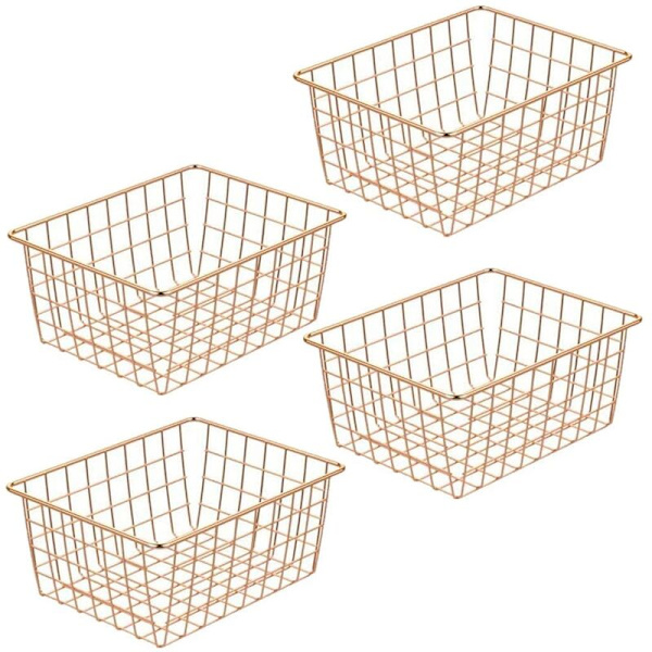 Förvaringskorgar, Metallkorg, Matförvaringsbehållare för matsal, Kökskåp, Skåp