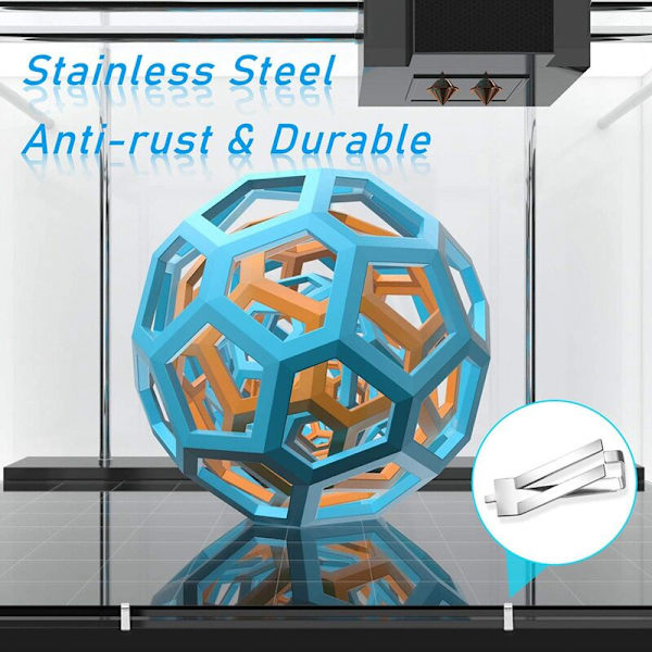 30 stk serie glass seng fjær rotasjonsklips for Creality Ender 3 Pro, Ender 3S, Ender 5 Pro, CR-20 PRO, CR-10S Pro 3D-skriver