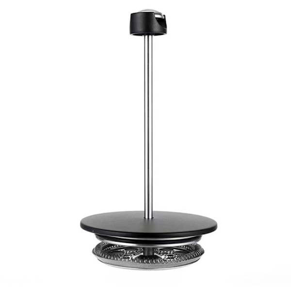 1200ml Dobbeltlags Kaffemaskine i Rustfrit Stål Fransk Presse med Timeglas og Termometer Kaffe & Te Brygningskande - A