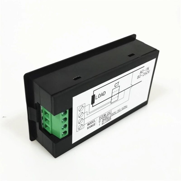 AC 80-260V 100A PZEM-061 LCD Digitalt Display Strøm Spænding Effekt Amperemeter Voltmeter med CT Strømtransformator