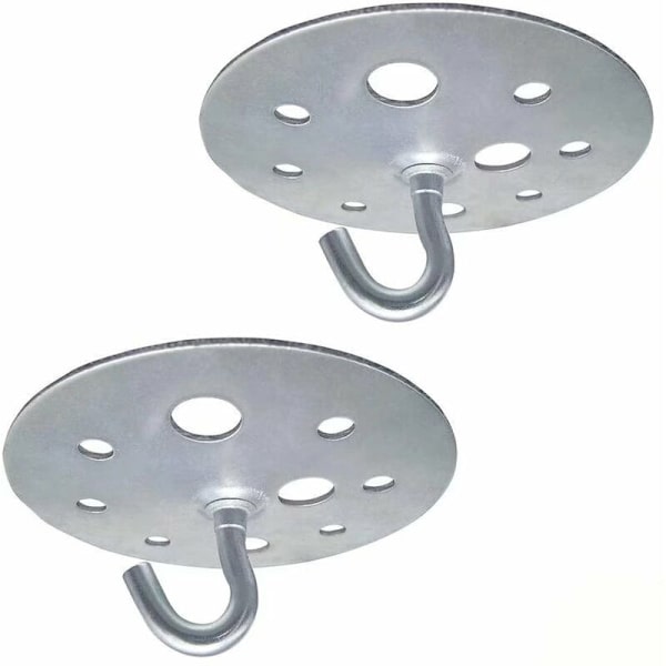 Runda Metalltakfästen 90mm, Tungt Arbetsläge, Takkrok för Chandelier, 2 stycken