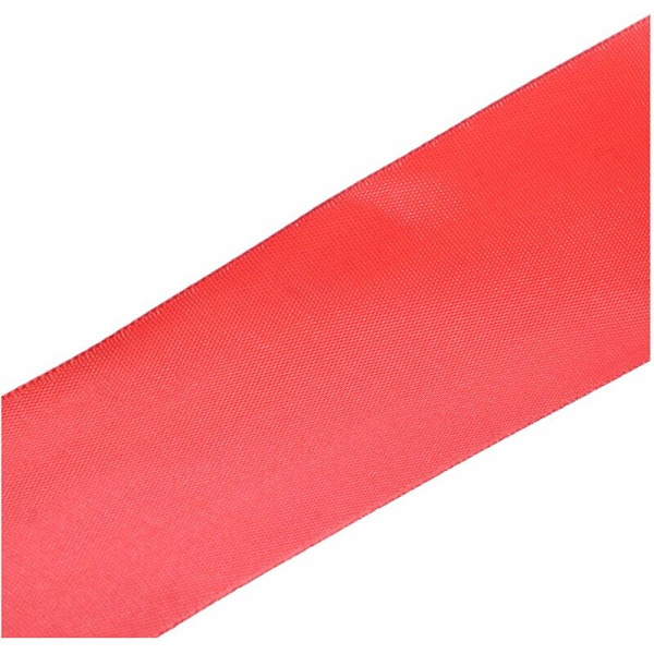 1 rulle (25 meter/rulle) 2 tommer (50 mm) enkeltsidet satinbånd dekoration julebånd (sort)