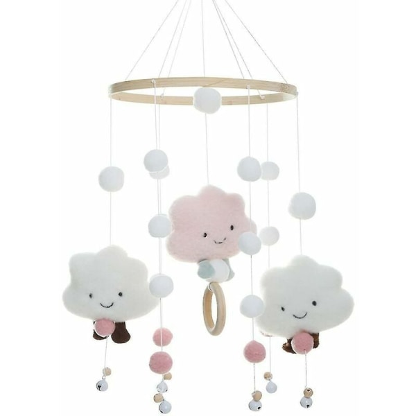 Baby Crib Mobile Wind Chime Safe Baby Crib Mobile Hanging Pendant Wind Chime Bed Bell for Baby Interesting Gifts (Pink), Sunny