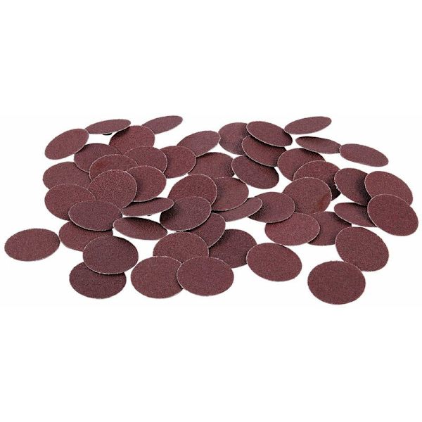50 KPL 2 Tuumaa / 50 Mm 80 Grit Rullalukko Hiomapaperilevyt Hiomatyynyt