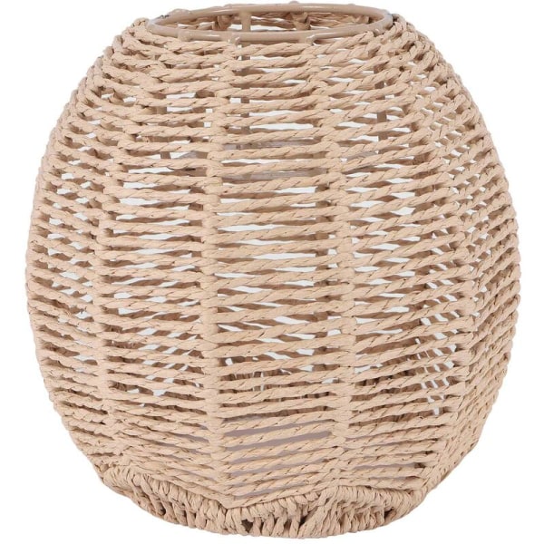 Rattan Lamp Cover Lighting Hand-Woven Chandelier Retro Lampshade Home Lampshade Decorative Chandelier