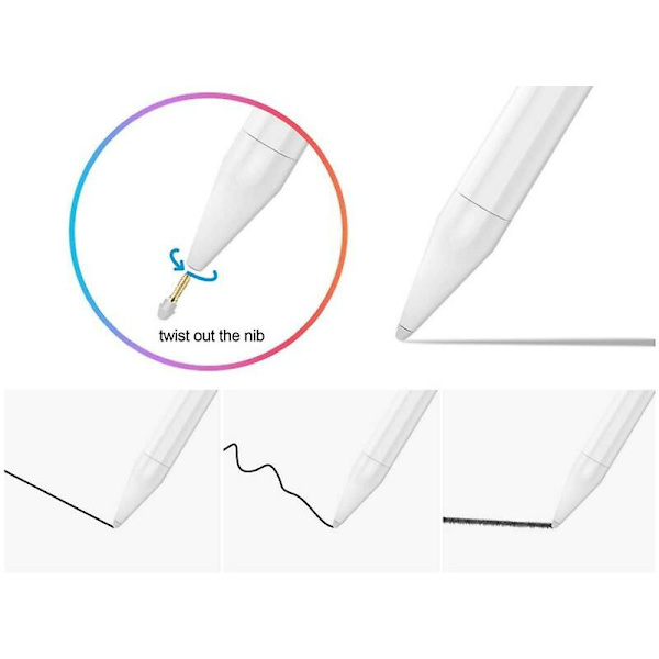 Aktiv Stylus Kompatibel med Apple iPad - Ideel til Touchskærme