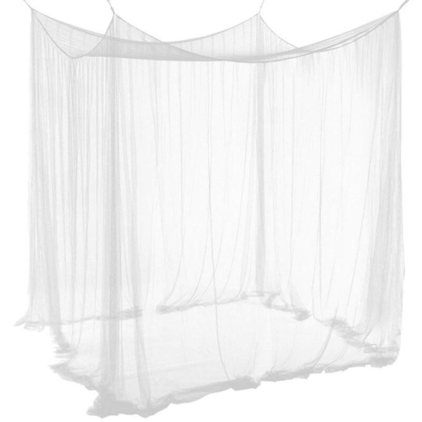 Polyestertyg Baldakin Vacker Sänghimmel Myggnät Storlek Dubbelsäng Myggnät Vit 210 x 190 x 240 cm