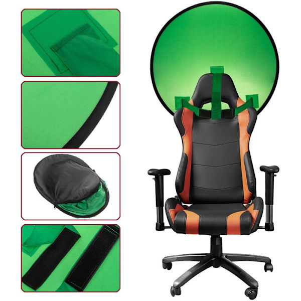 110 cm Foldbar Cirkelformet Stolryg Chroma