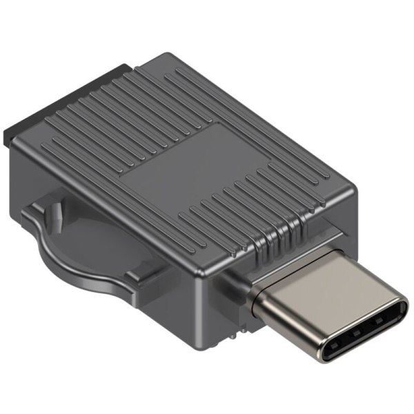 Type-C Mobile Card Reader USB3.0 High Reading TF Memory Card OTG Card Reader Adapter Portable Card Reader Black