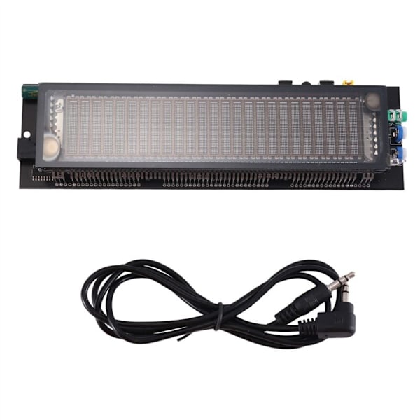 VFD Musikspektrum Display Analysator med Ur Lyd Niveau Indikator Vakuum Fluorescerende Display
