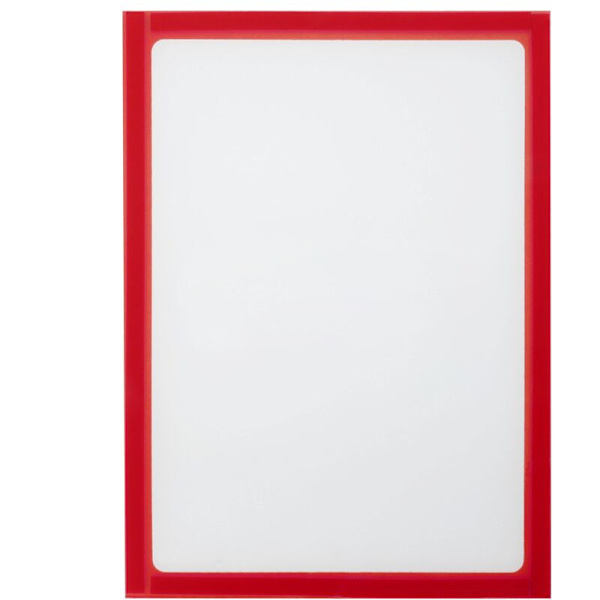 Magnetisk dokumentdisplaylomme i A3-format med fleksibel rød ramme