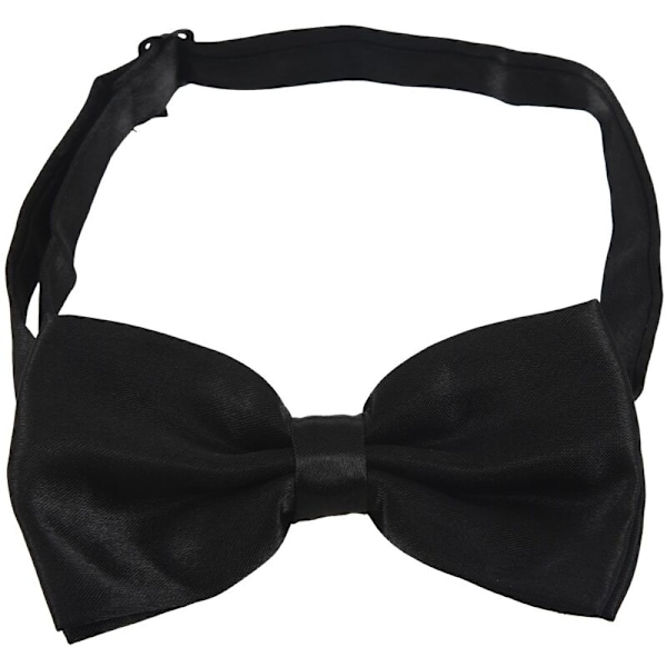 Justerbar Butterflybånd i Polyester Sort
