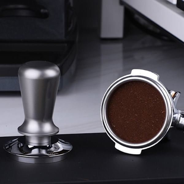 Konstant tryk kaffemåler 51MM Espresso Distributor Styrke Rustfrit stål Pulver Hammer Kaffe Værktøjer