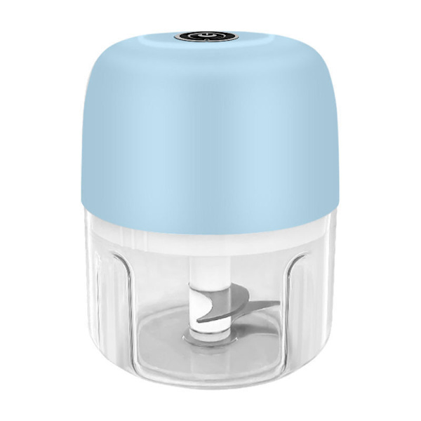Lille elektrisk madhakker trådløs genopladelig, mini foodprocessor, bærbar hakker knuser hvidløg grøntsager kød